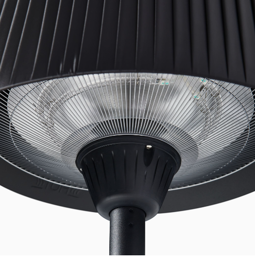 Wall mounted outdoor heater