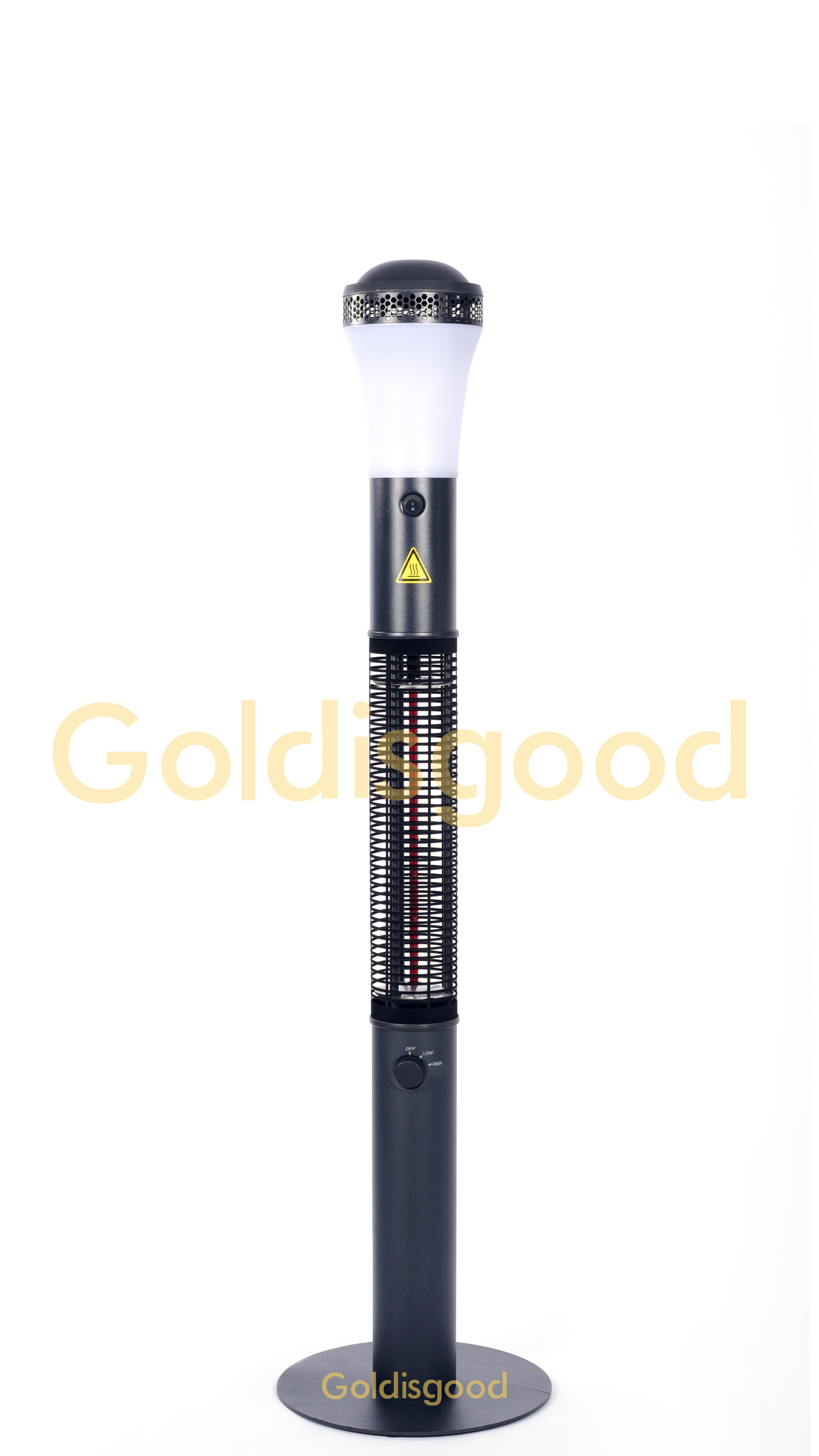 Distance between patio heater and ceiling